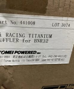 Tomei Titanium exhaust system R33 GTR 11